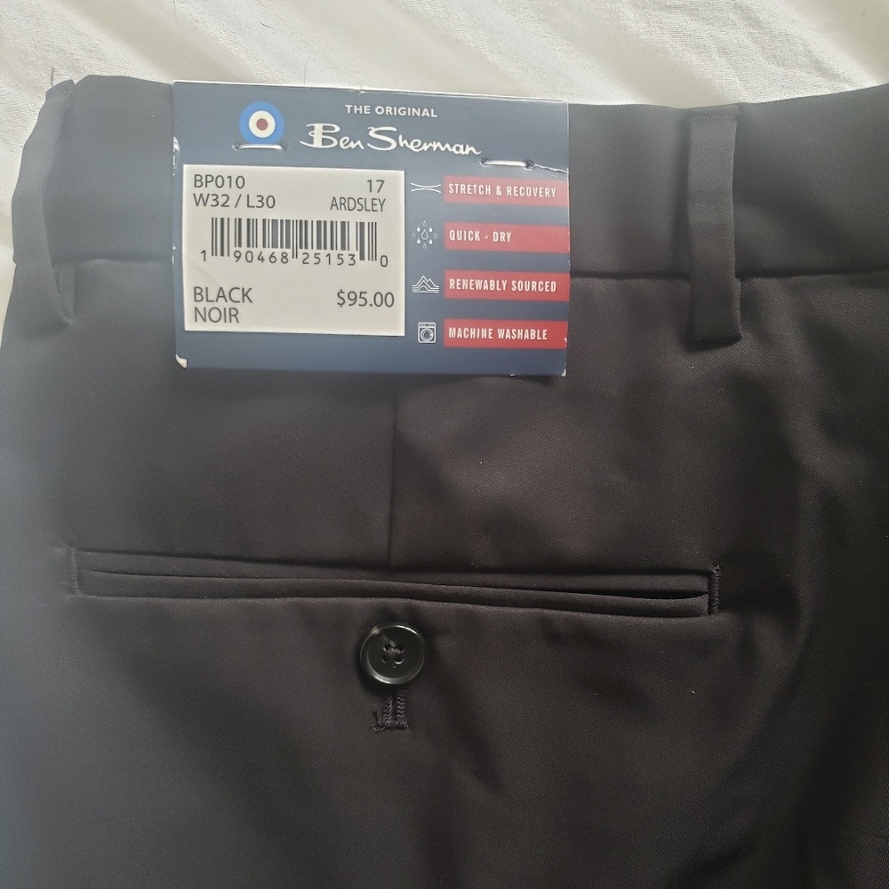 Ben Sherman black smart slacks 32x30